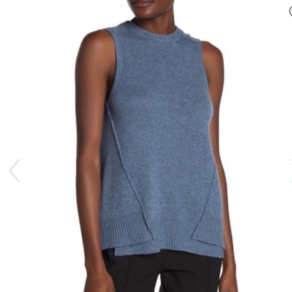 SOLD Brochu Walker Sleeveless Sweater w/ Vented Back